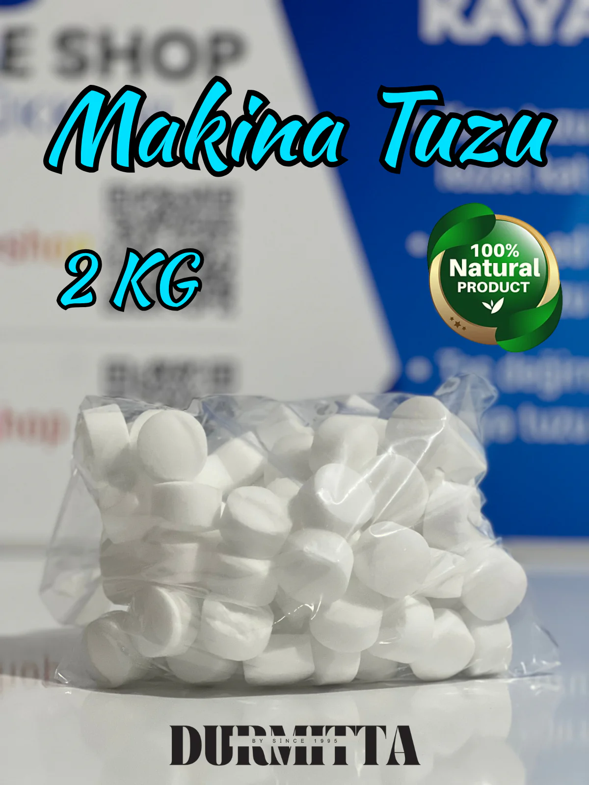 Doğal Bulaşık Makinası Tuzu 2 KG